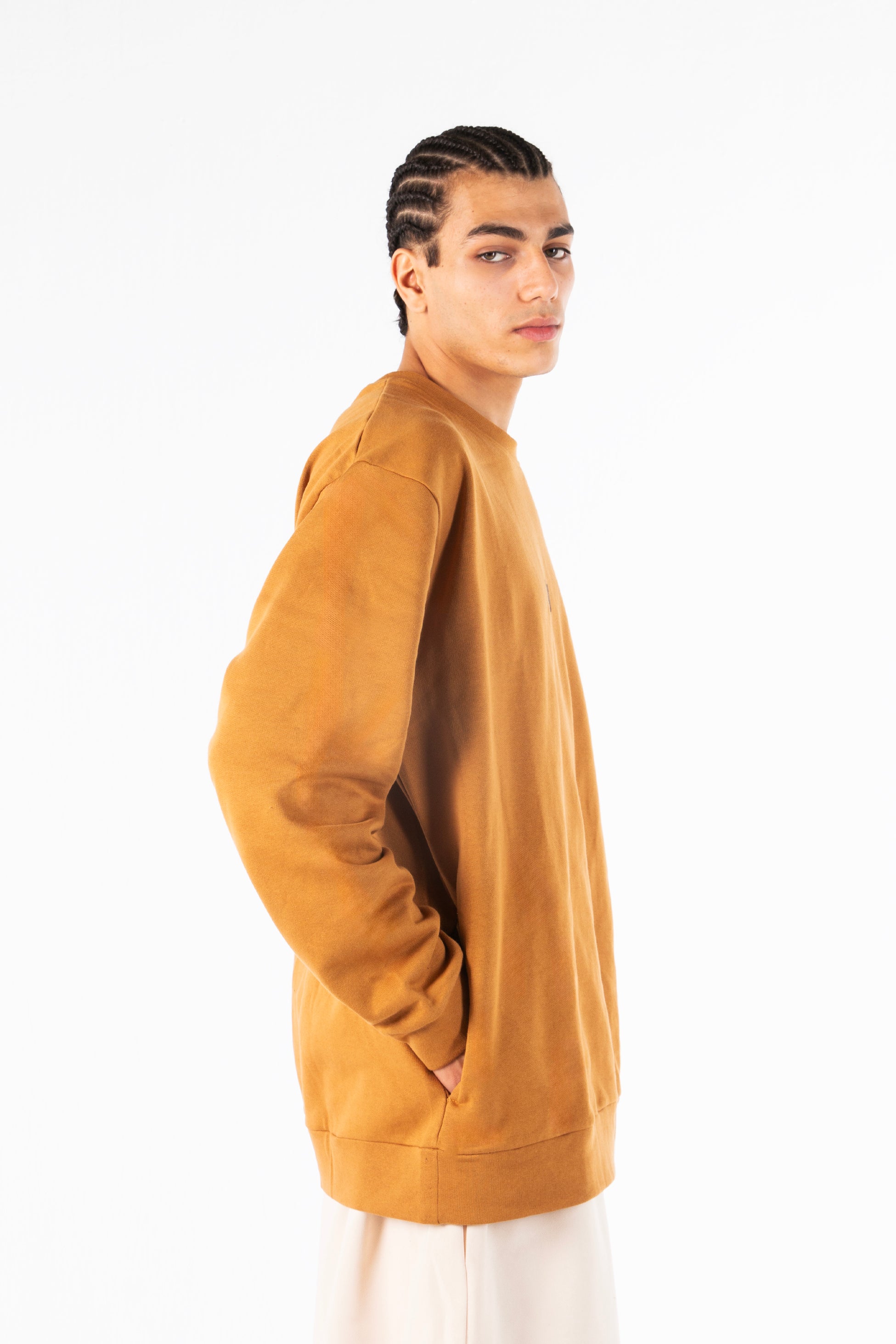 Camel Basic Crewneck