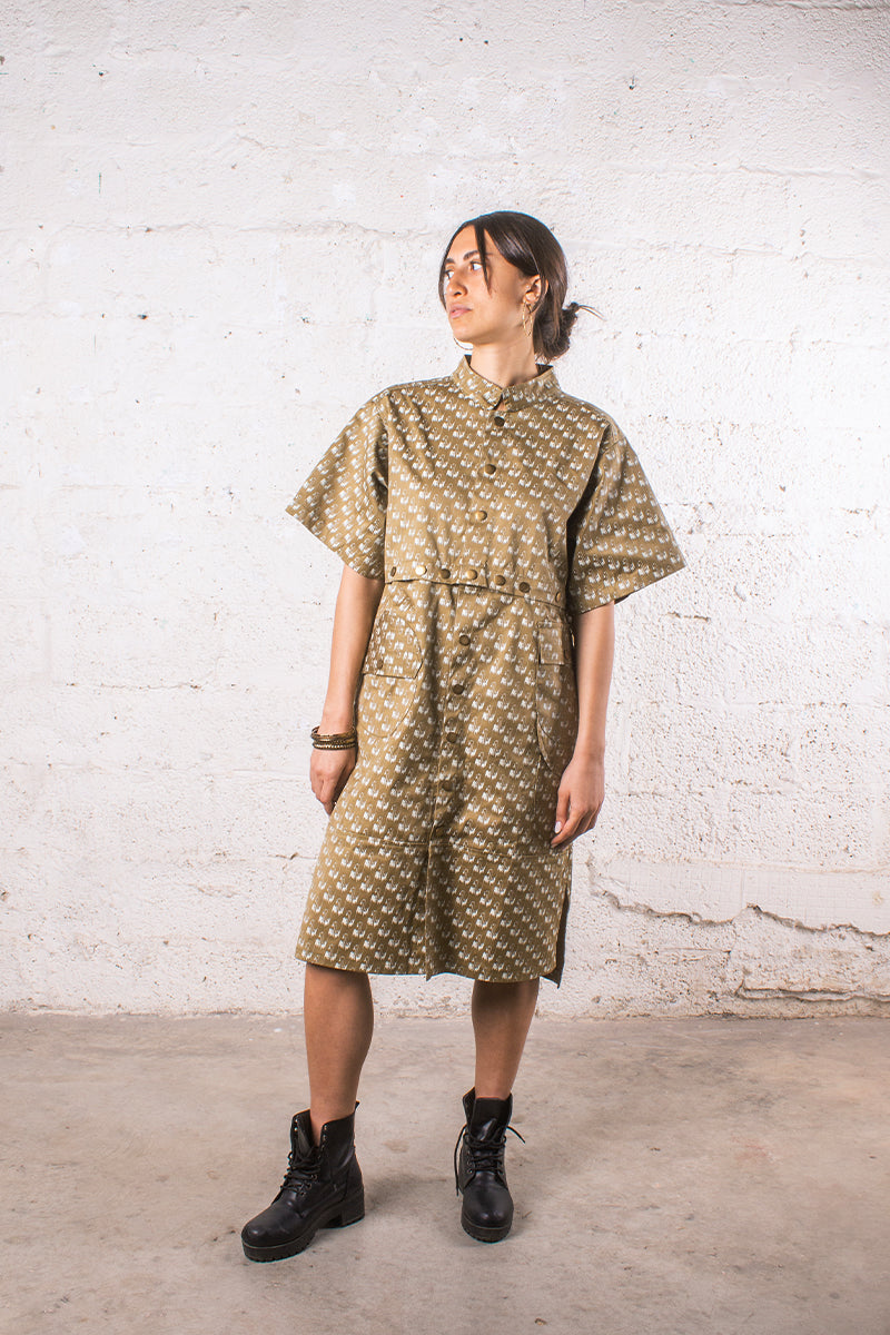 ‘SAHU’ The Spiritual Crop Button Top